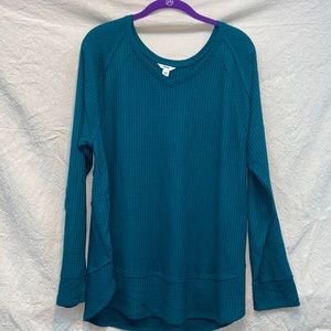 Women’s Sonoma Waffle Knit Long Sleeve Top XXL